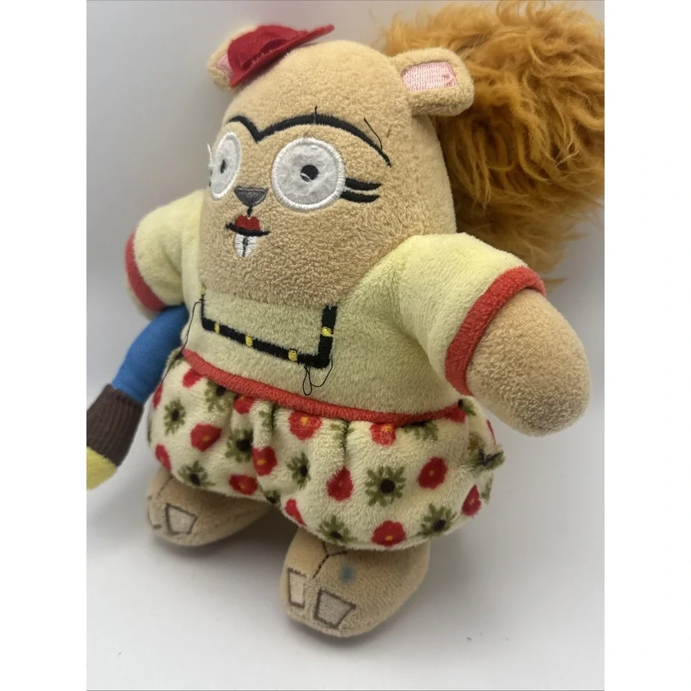 Furry Frida The Squirrel Bark Box Dog Toy Academy of Fine Arfs Size M Dog Toy
